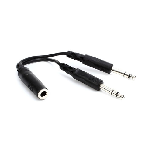 Hosa YPP-308 Y Cable - 1/4 in TRSF to Dual 1/4 in TRS 케이블