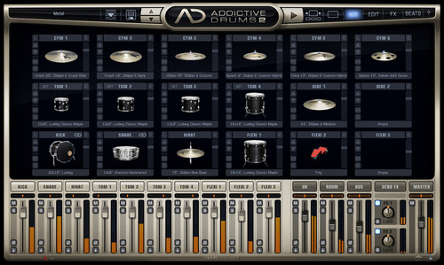 XLN Audio Addictive Drums 2 Rock &amp; Metal Edition 드럼 가상악기 전자배송 엑스엘엔오디오 에디티브드럼2 락앤메탈 에디션
