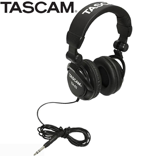 Tascam TH-02 타스캠 TH02 모니터링 헤드폰 스튜디오 밀폐형
