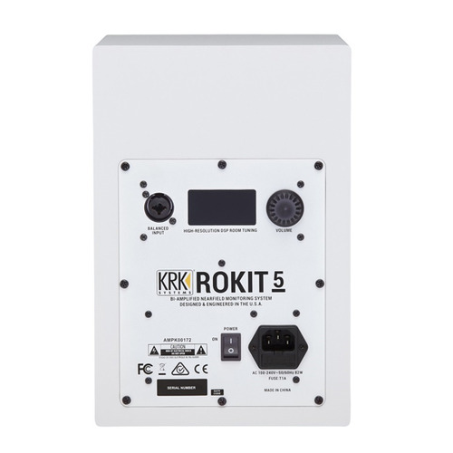 KRK Rokit 5 G4 5인치 모니터스피커 화이트노이즈 1조