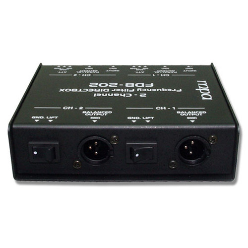 EWI FDB-202 2채널 패시브 다이렉트박스 DI BOX 믹서 이펙터