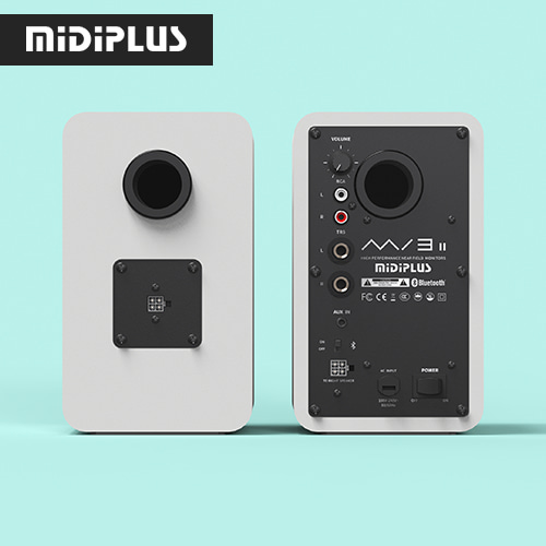 MIDIPLUS MI3 2 미디플러스 MI3 II 블루투스 모니터 스피커 블랙,화이트